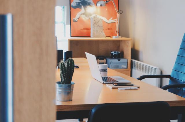 A beautifully-decorated private office which looks like it might belong to a manager